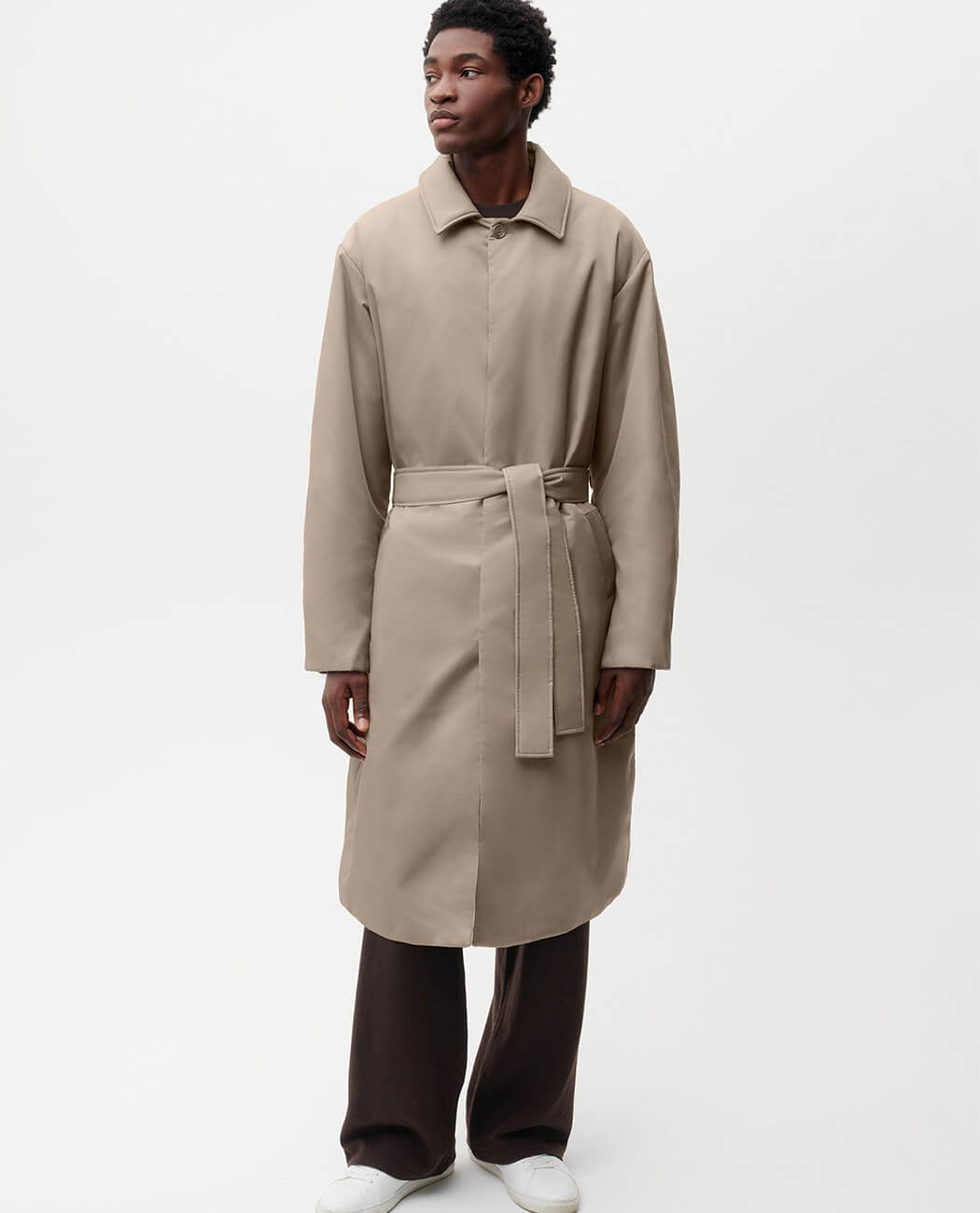 Trench Coat & Jacket With Belt